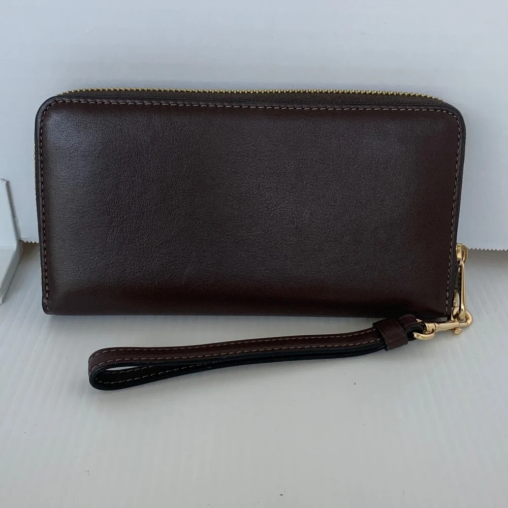 Coach Large Rowan Suede Satchel Set-Long Zip Wallet,LOVE Charm,Dust Bag,Insert